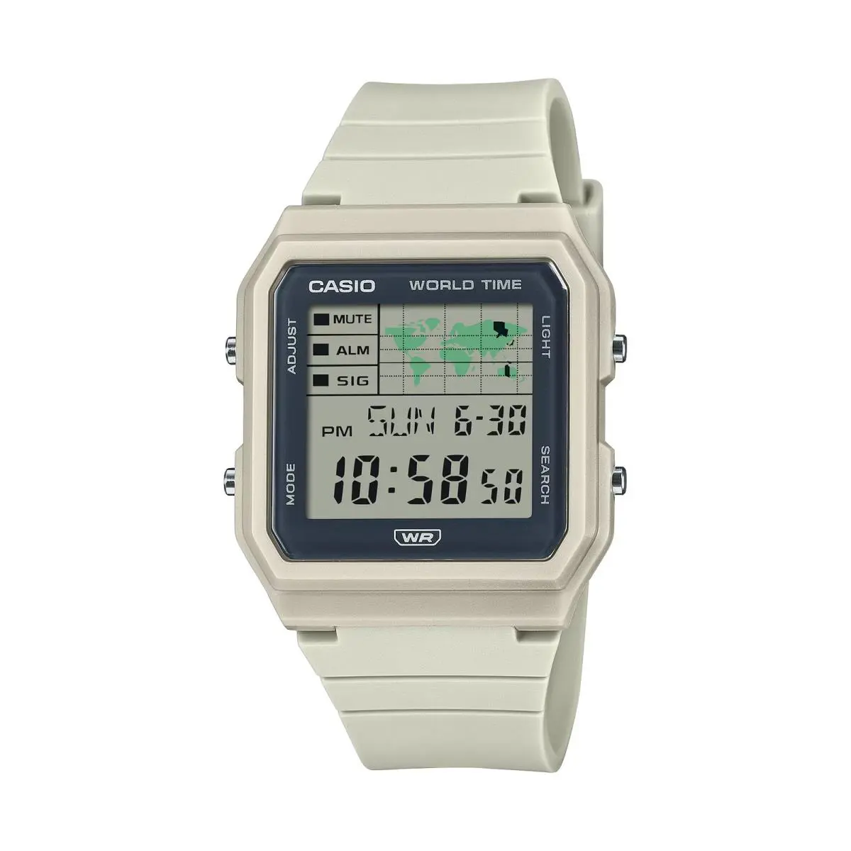 Casio Women`s Digital Sport Watch with Beige Case - LF-30W-8ACF