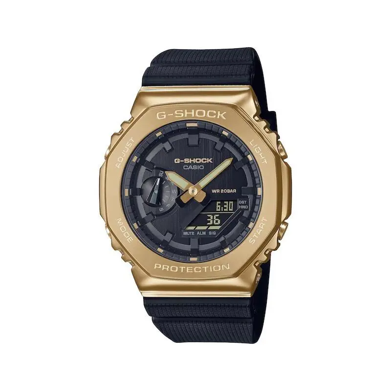 Casio G-shock GM2100G-1a9 Ana-digital Gold / Black Watch