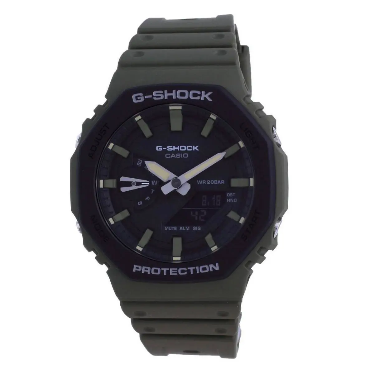 G-shock Analog Digital Carbon Core Guard GA-2110SU-3A 200M Men`s Watch by Casio