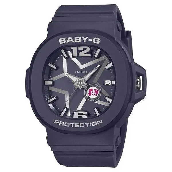 Casio Baby-g Analog Resin Blue Dial Quartz BGA-10D-2A1 100M Women`s Watch