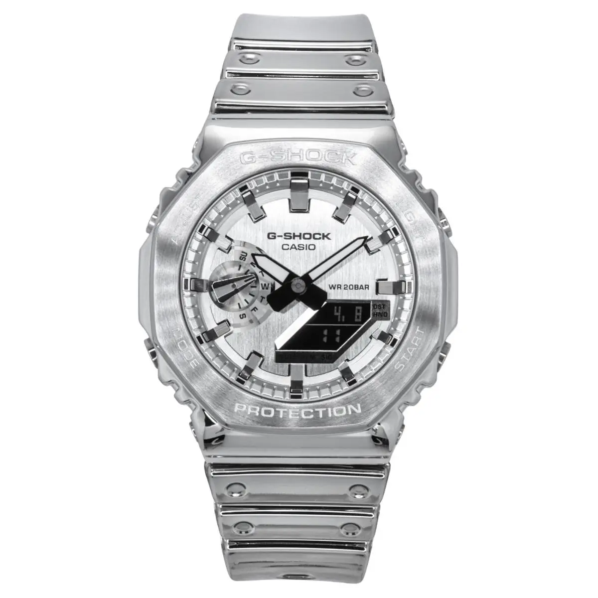 Casio G-shock Grey Dial Quartz Sports Resin Strap 200M Men`s Watch GM-2100YM-8A
