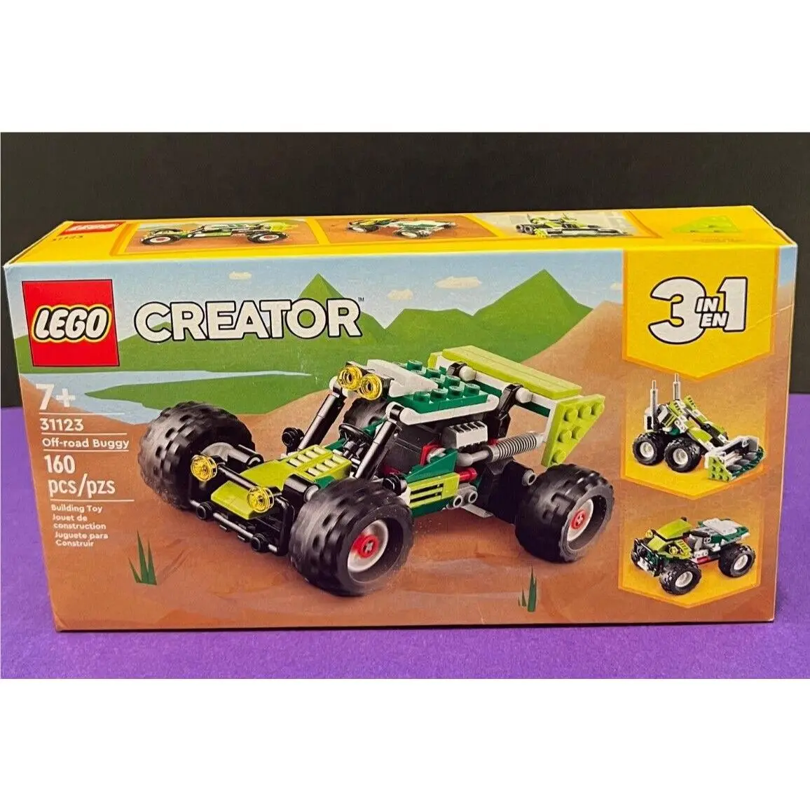 Lego Green Buggy Building Kit Creator 3 in 1 Pcs 160