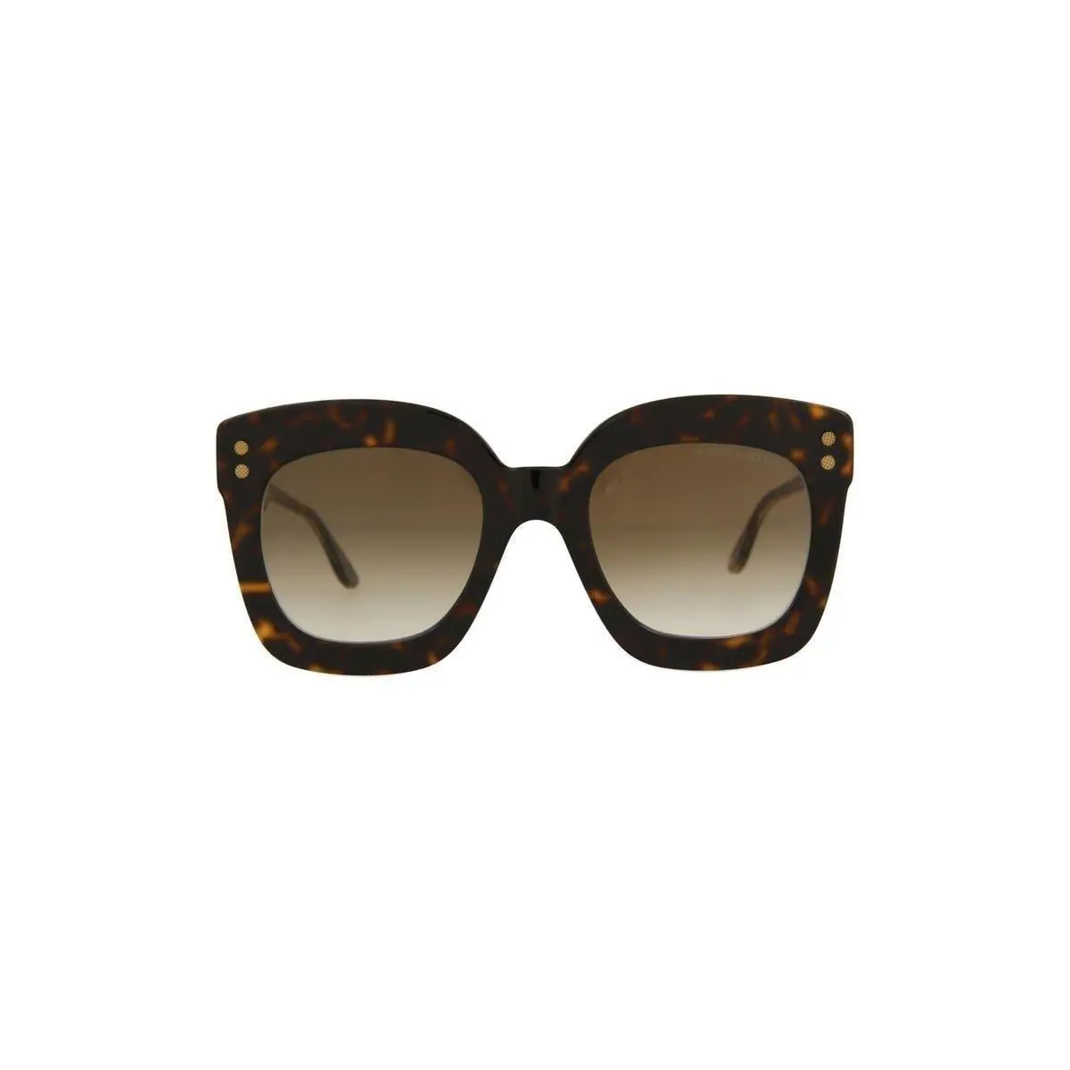 Women 51mm Square Sunglasses Havana Crystal Brown by Bottega Veneta