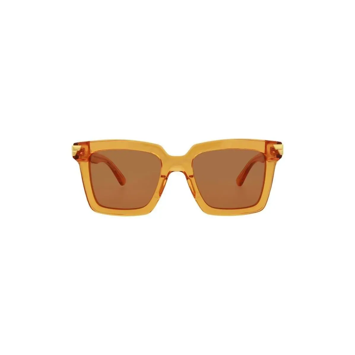 Bottega Veneta Women 53mm Square Sunglasses Orange