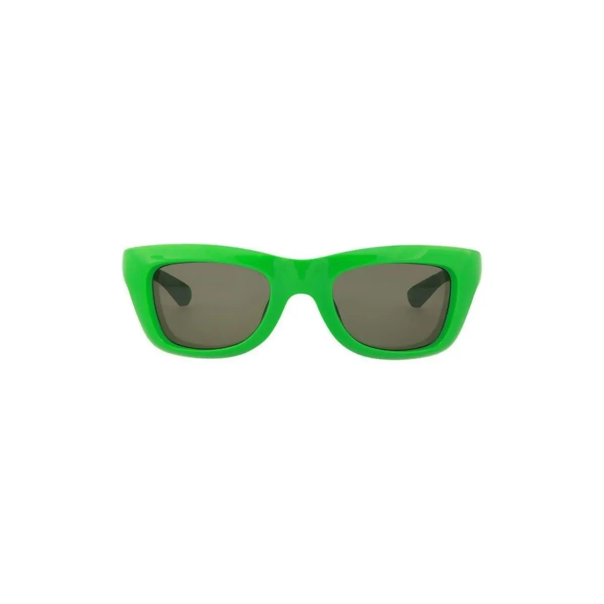 Bottega Veneta Men 49mm Rectangular Sunglasses Green Green Green