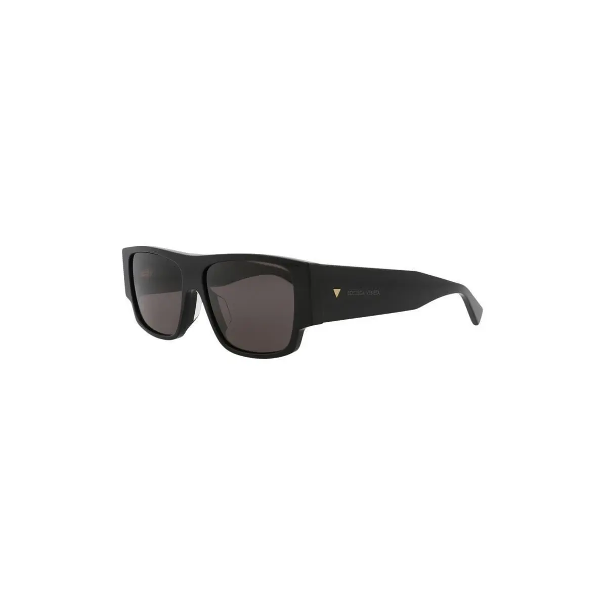 Bottega Veneta Men 57mm Square Sunglasses Black Black Grey