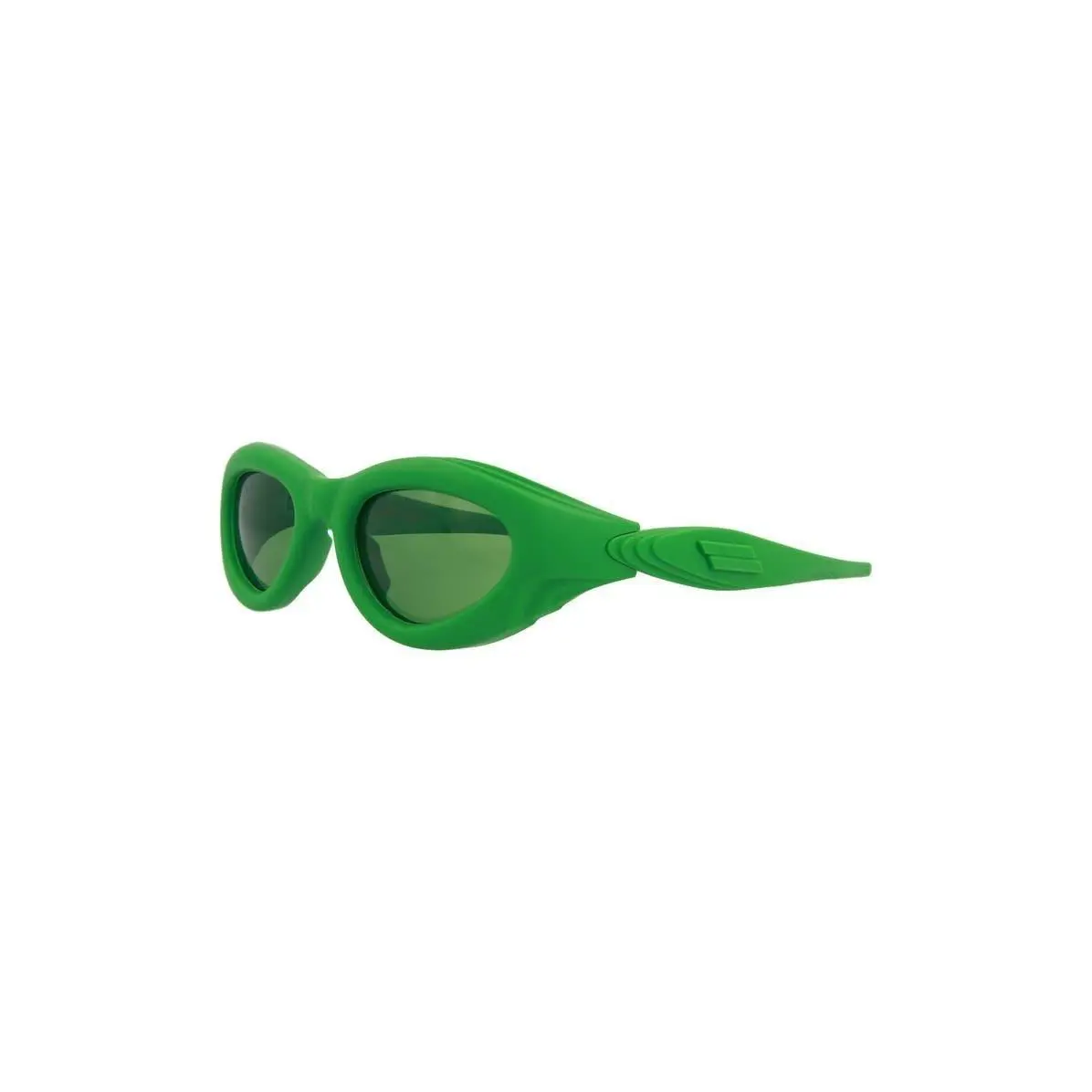 Bottega Veneta Women 51mm Oval Sunglasses Dark Green Green