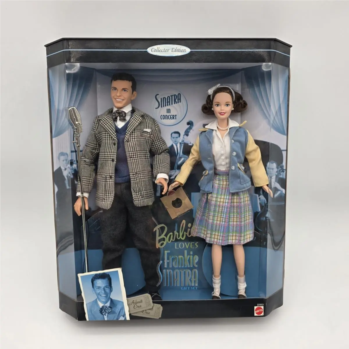 Mattel Barbie Loves Frankie Sinatra Collector Edition Doll Set 1999