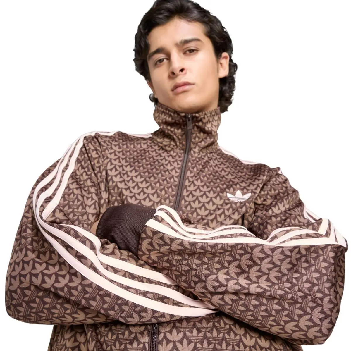 Adidas clothing - Adidas Originals Firebird Monogram Track Suit - Brown 14