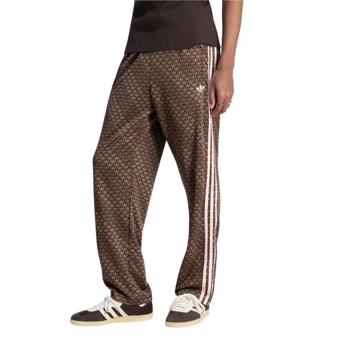 Adidas clothing - Adidas Originals Firebird Monogram Track Suit - Brown 17