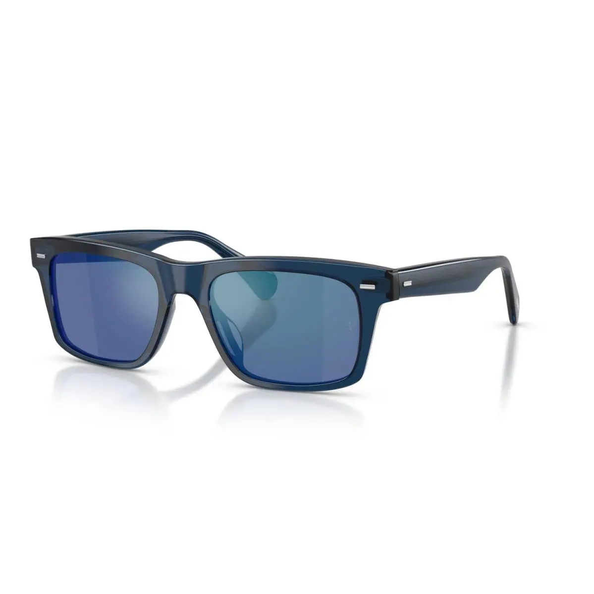 Oliver Peoples R-16 OV 5596SU Blue Ash/marine Flash Mirror 178755 Sunglasses