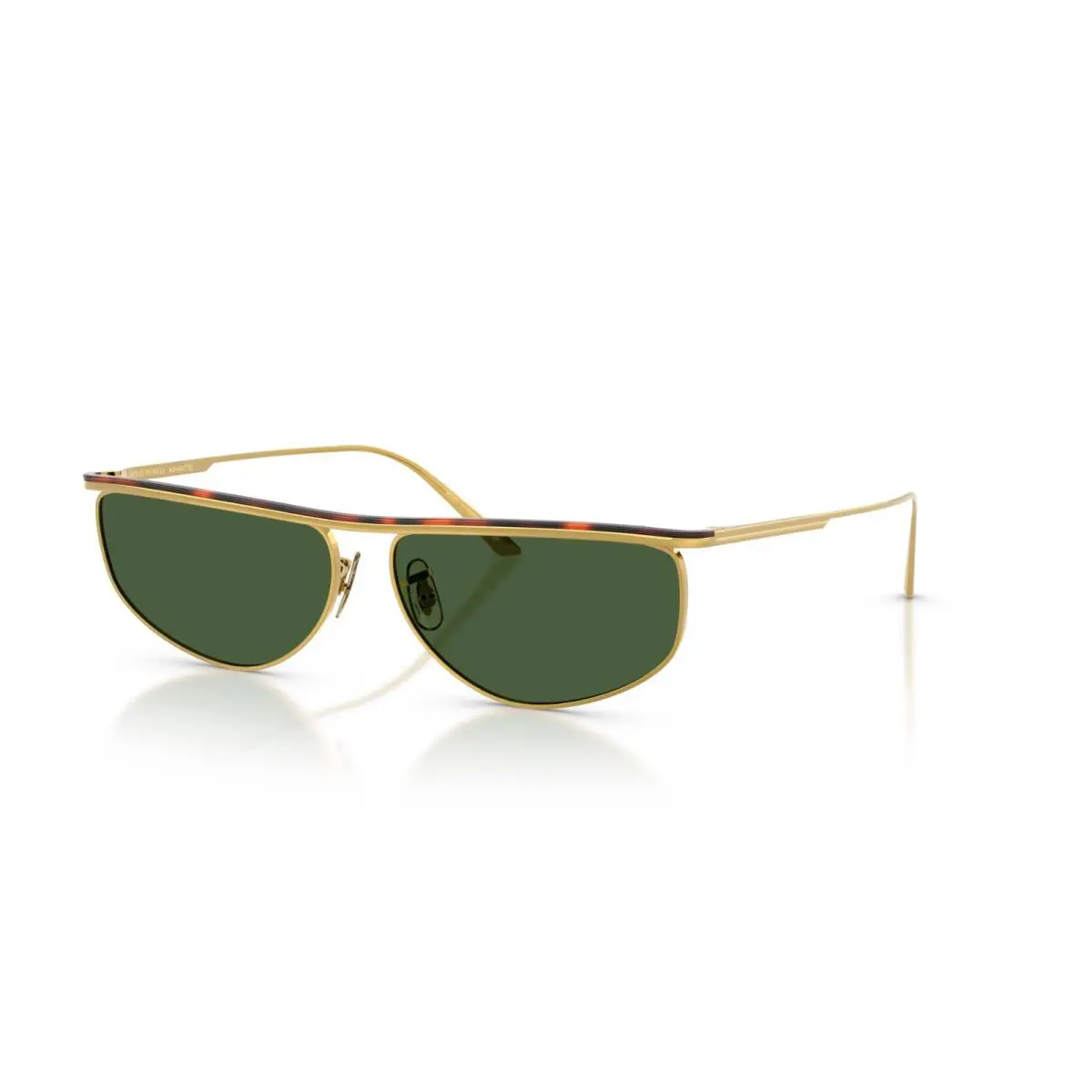 Oliver Peoples 1986c OV 1367S Gold and Dark Mahogany/green 533271 Sunglasses