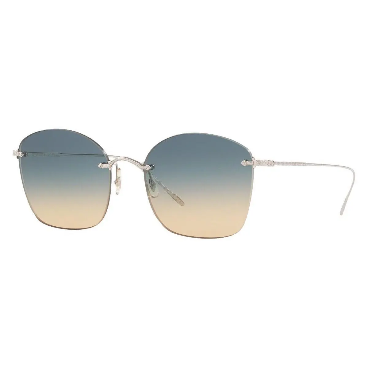 Marlien Women`s Gold-tone Rimless Sunglasses OV1265S 503679 Italy by Oliver Peoples