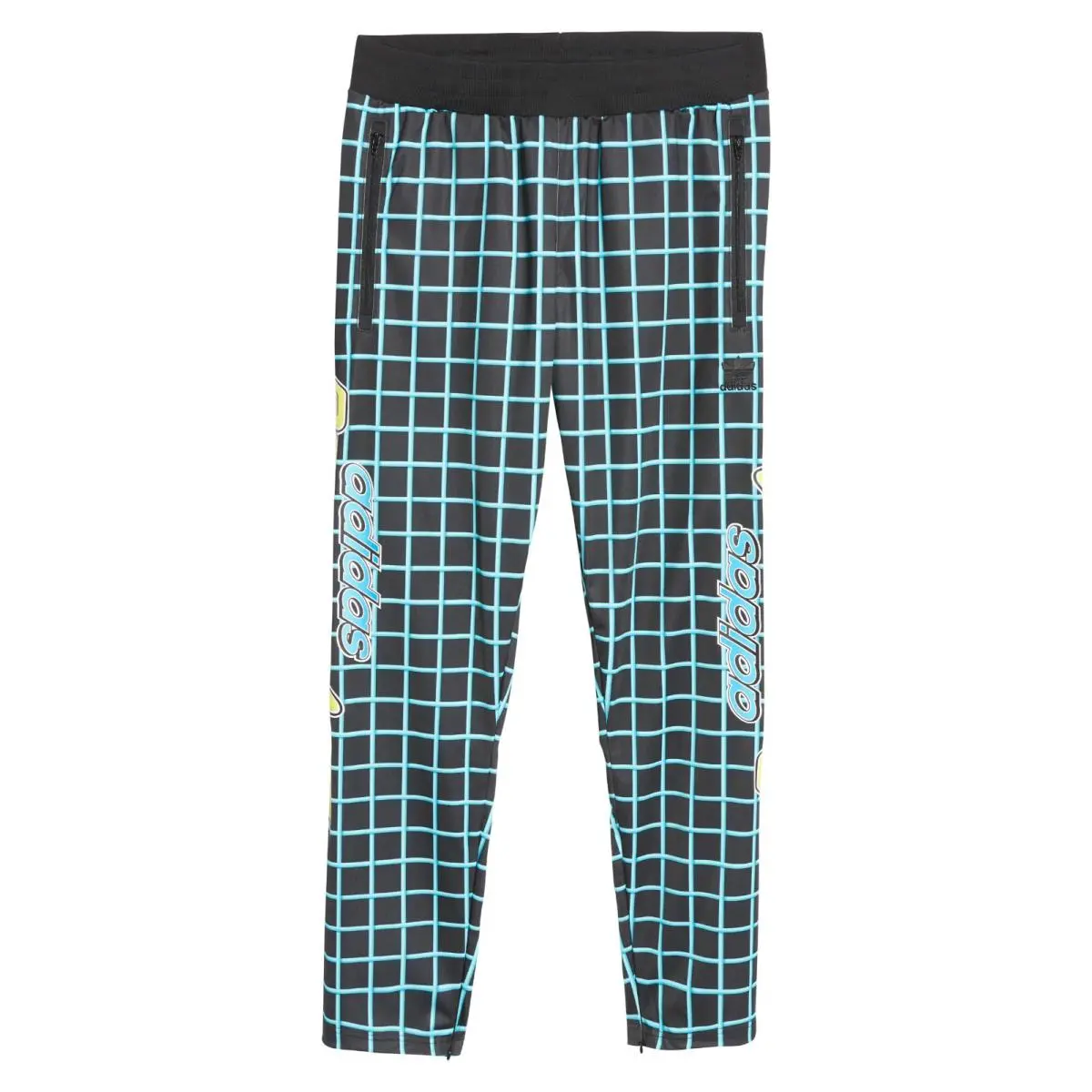 Men`s Adidas Originals X Jeremy Scott Black Rally Print Track Pants Xxl