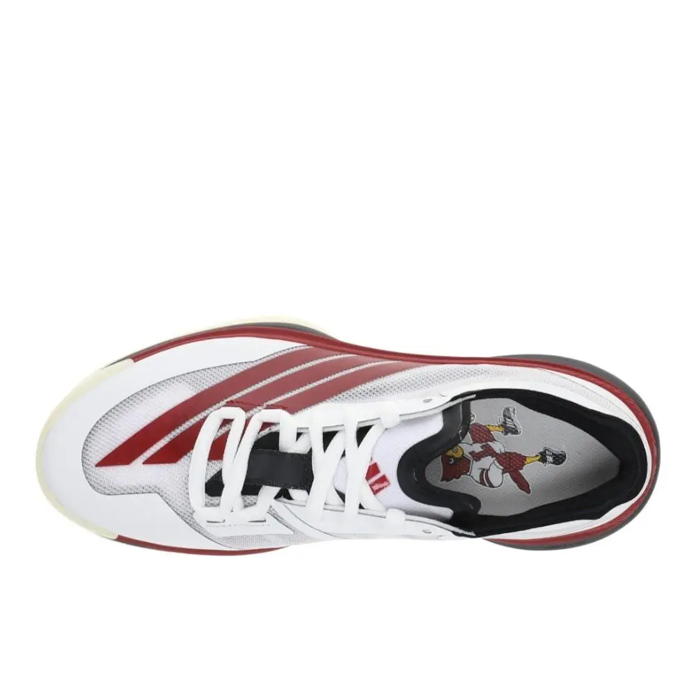 Adidas shoes - adidas Adizero Select 3.0 Louisville Cardinals Basketball - HQ0230 - Grey, Red 2
