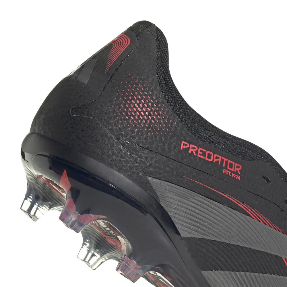 Adidas shoes - adidas Predator Pro FoldOver Tongue Firm Ground Soccer Cleats - JR3108 - Black, Grey 4