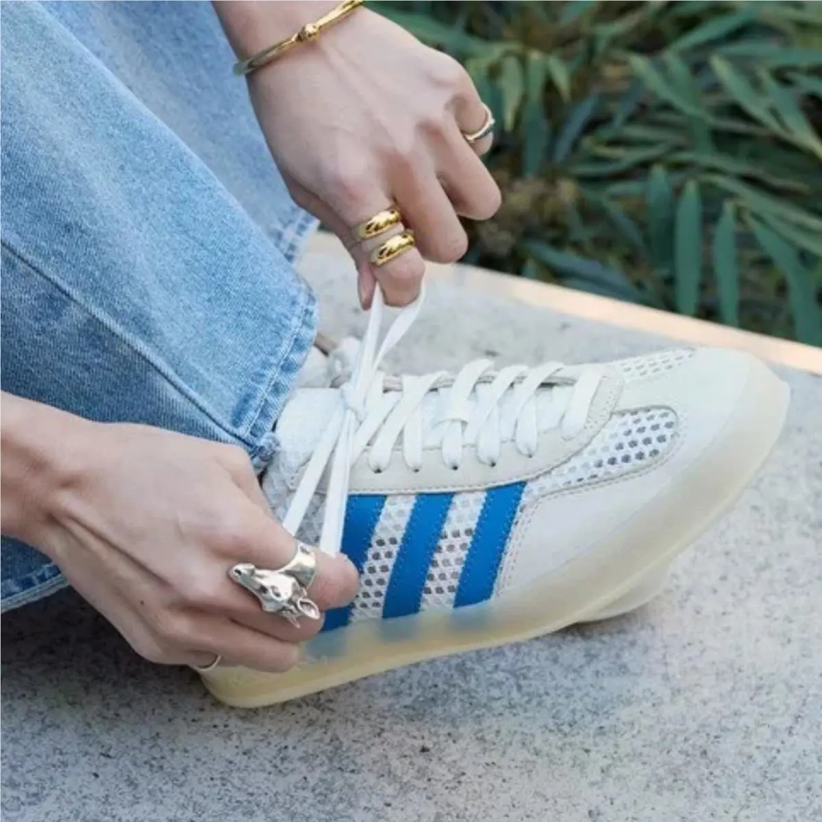 Adidas shoes - adidas Originals Gazelle - Originals Gazelle - JH5419 - Ivory, Manufacturer: Off White/Focus Blue/Warm Vanilla 20