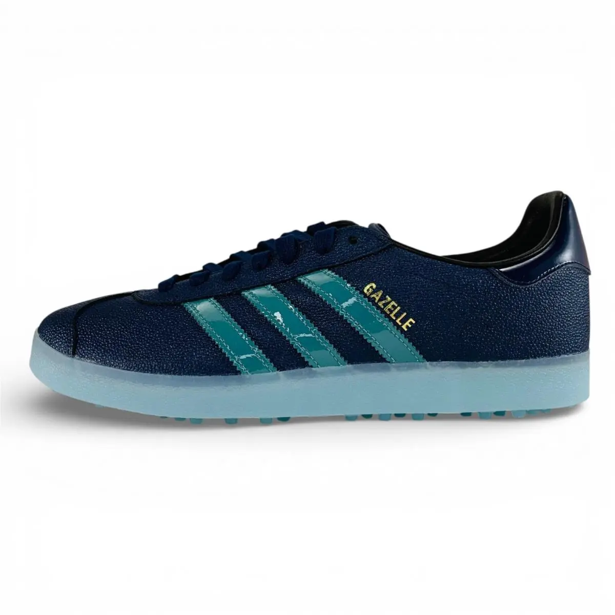 Adidas Gazelle Golf Lux Spikeless Night Indigo Men`s Spikeless Golf Shoes JI4158