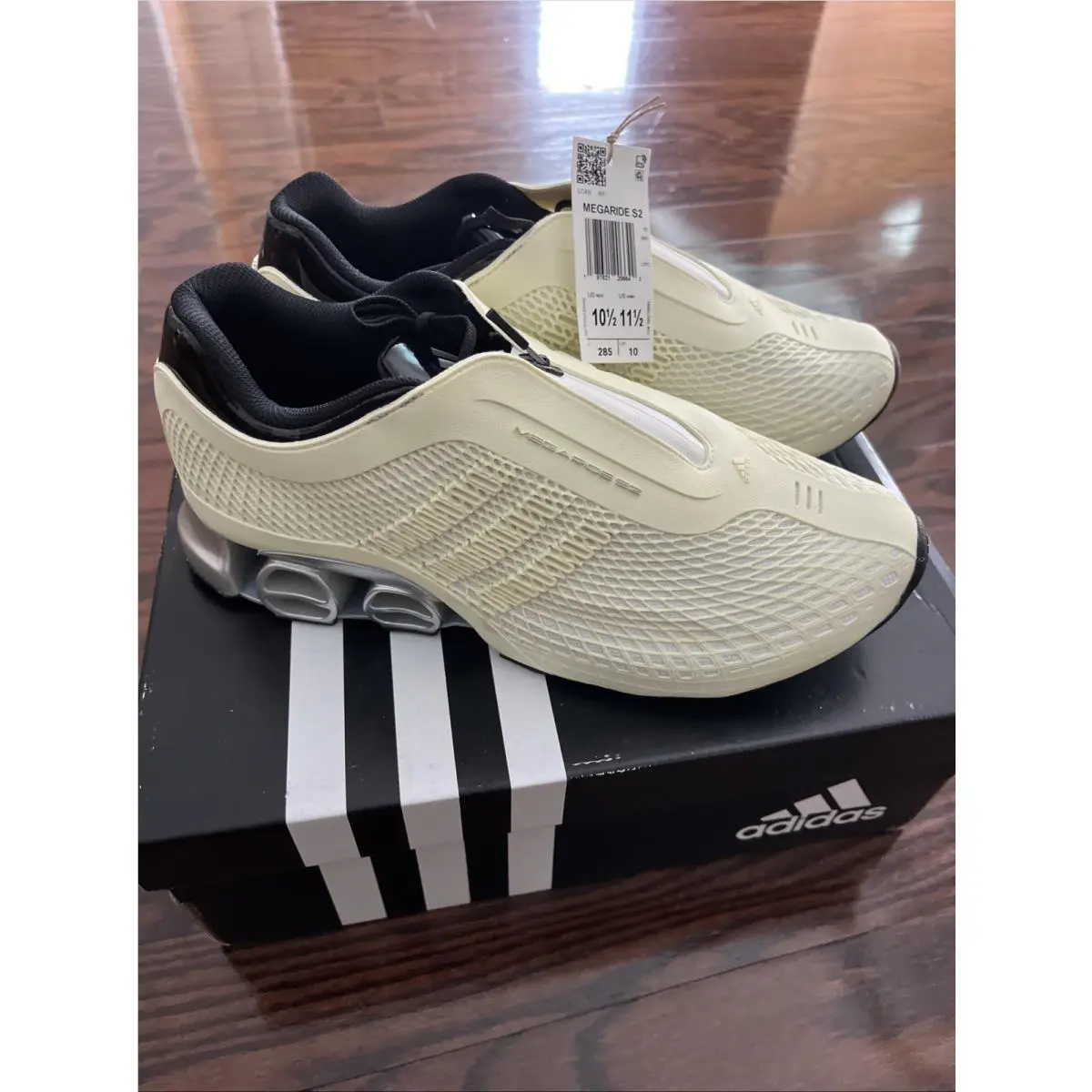 Adidas Megaride S2 Off White Matte Silver - JR0902