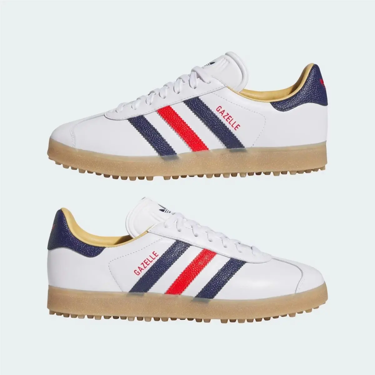 Adidas shoes - adidas Gazelle - Gazelle - JP7705 - Cloud White / Dark Blue / Red 3