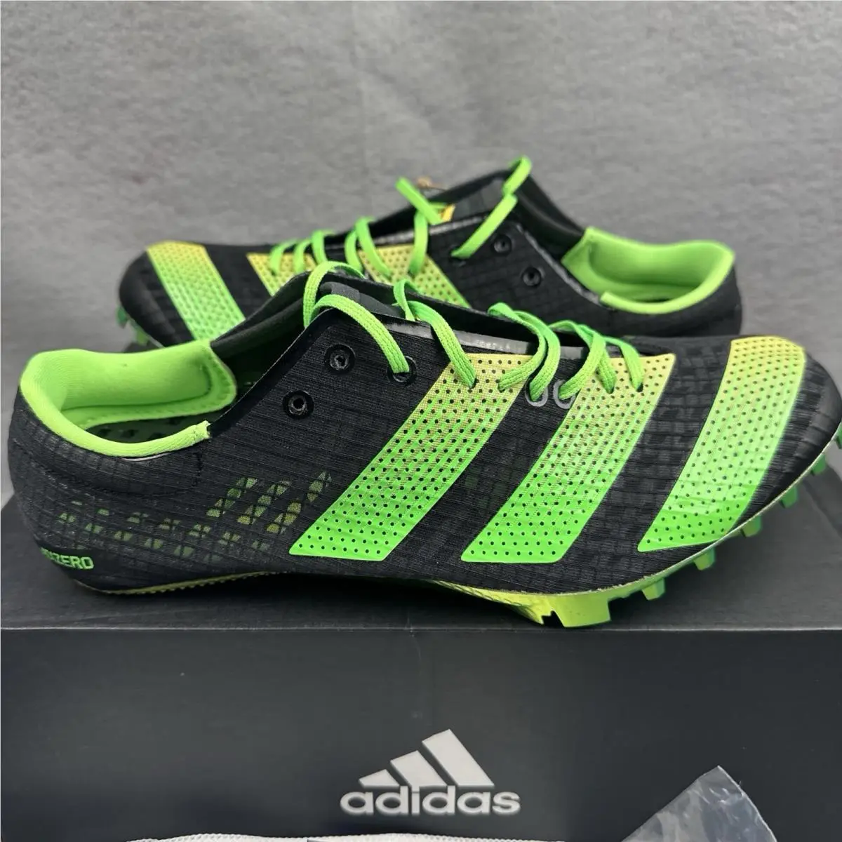Adizero Finesse Track Spikes Unisex Womens 5 Mens 4 with Tool Black by Adidas