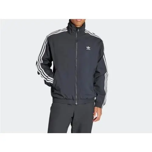 Adidas Originals Woven Firebird Zip Track Top Jacket Black Sz XL IT2491