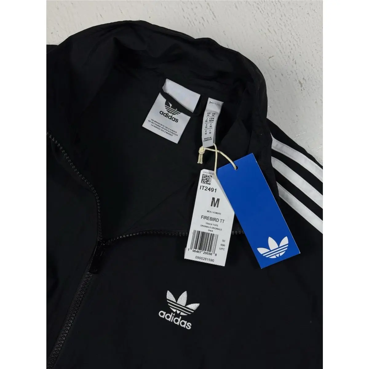 Adidas clothing - Adidas Adicolor Woven Firebird - Adicolor Woven Firebird - IT2491 - Black 4