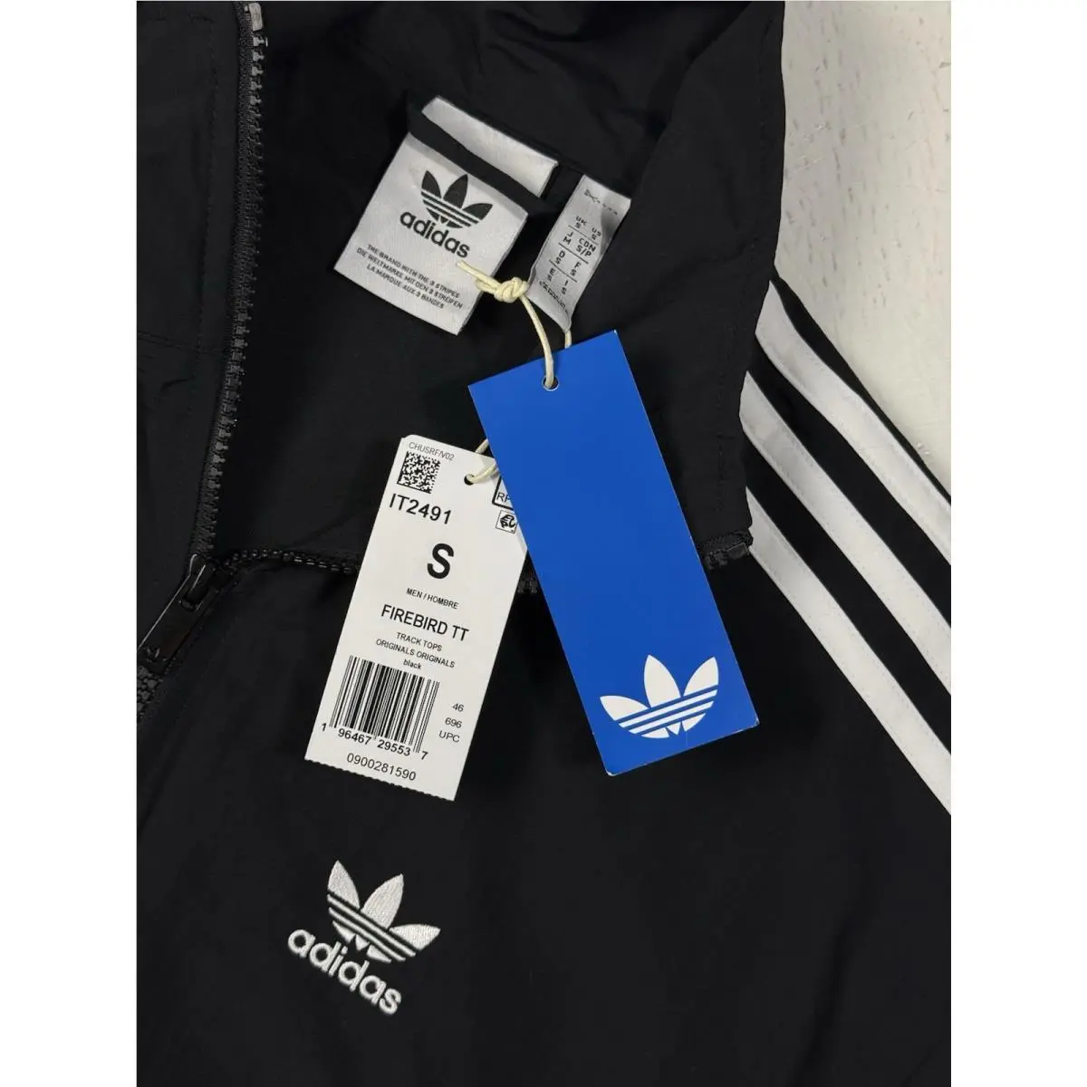 Adidas clothing - Adidas Adicolor Woven Firebird - Adicolor Woven Firebird - IT2491 - Black 6