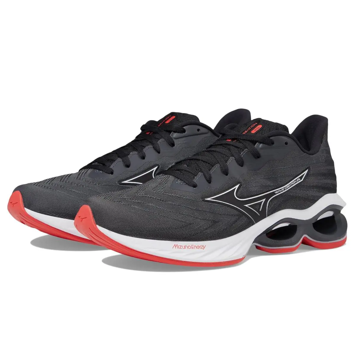 Man`s Sneakers Athletic Shoes Mizuno Wave Creation 25 Ssw - Ebony/White