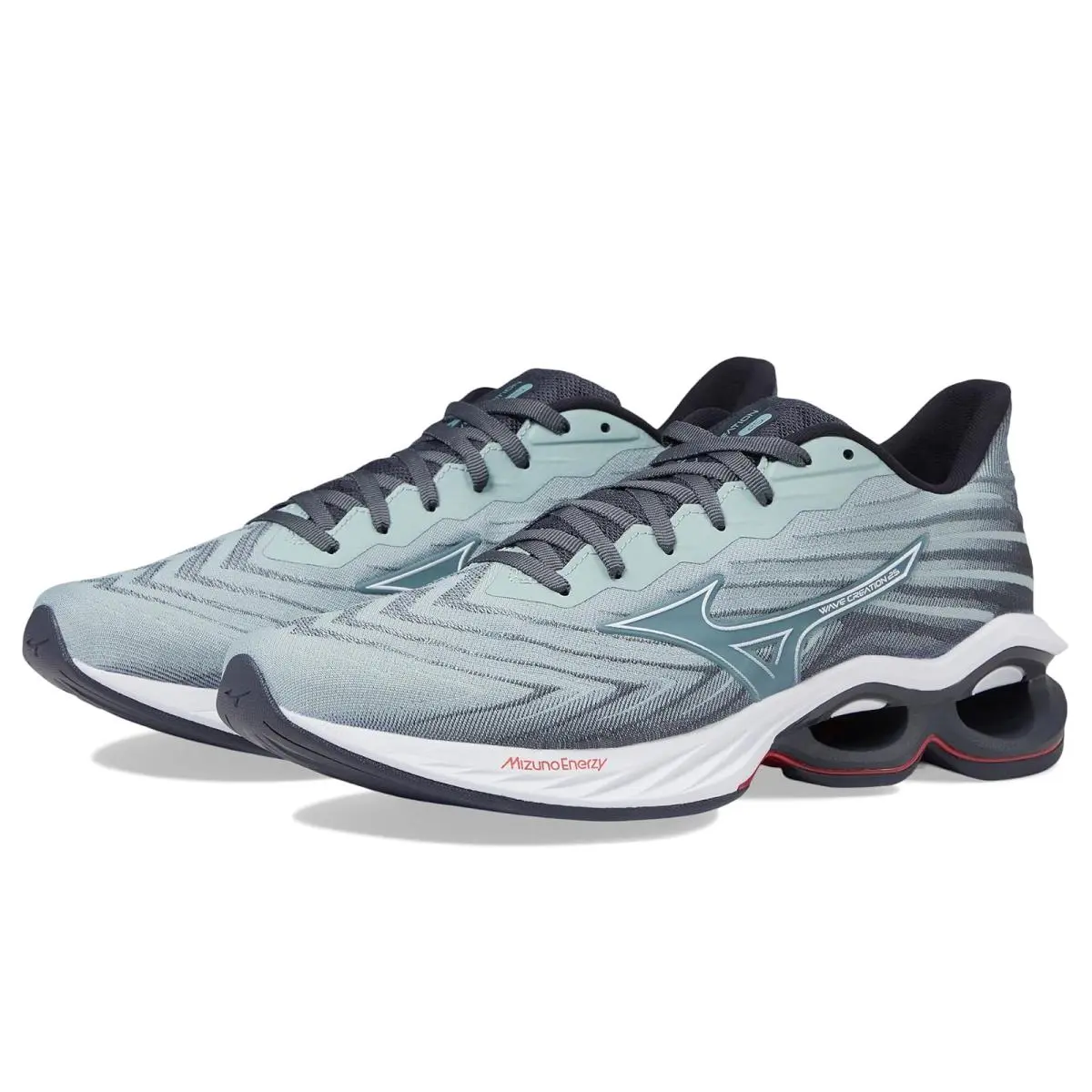 Mizuno shoes - Grey Mist/White 5