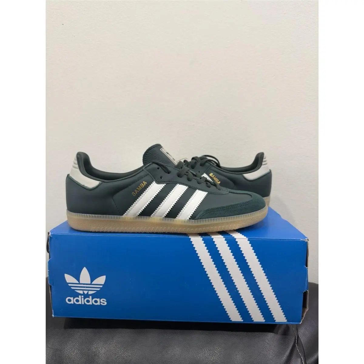 Adidas Samba OG J Mineral Green JI4469 Size 7 GS Women’s Size 8.5