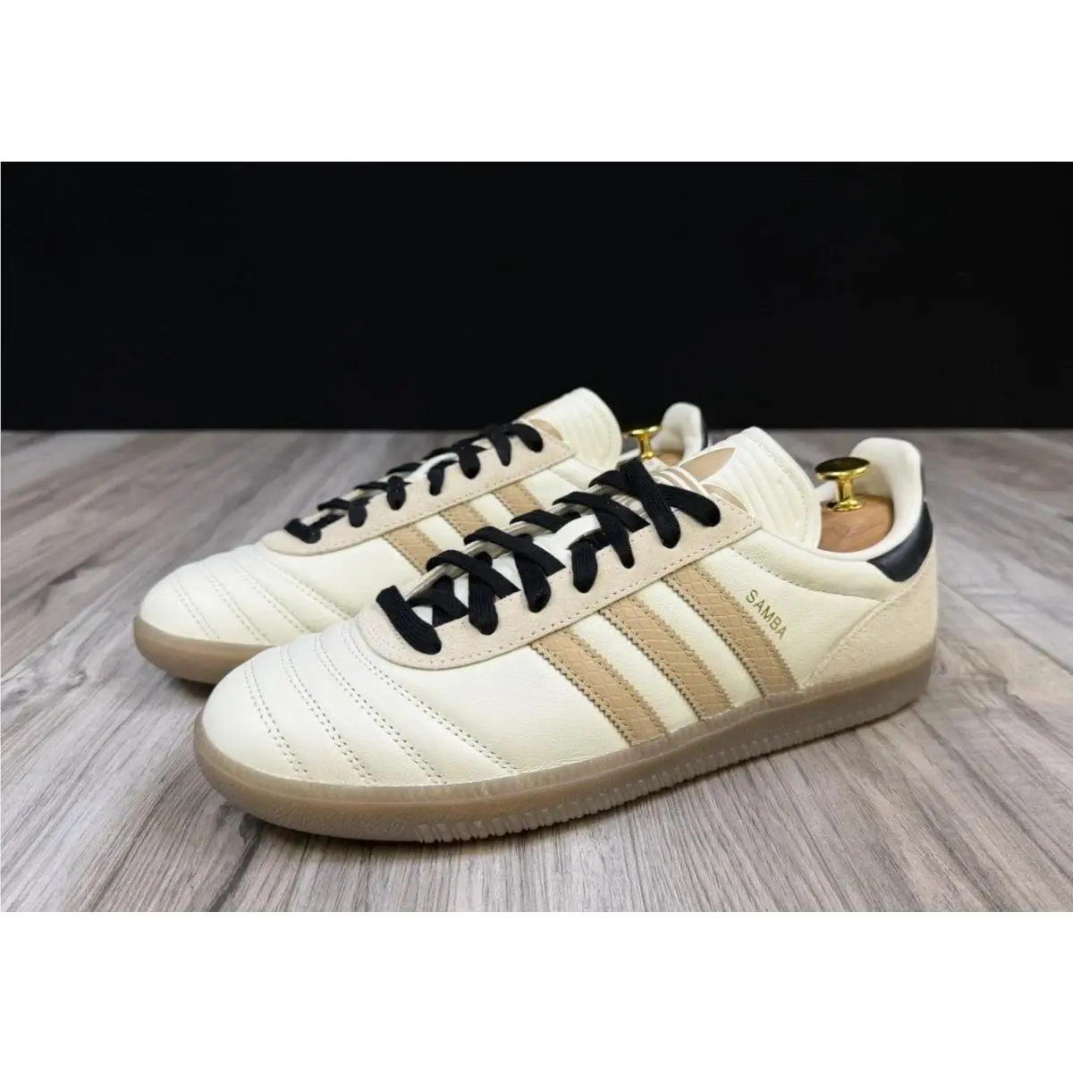 Size 9 - Adidas Samba JP Off White Magic Beige Core Black