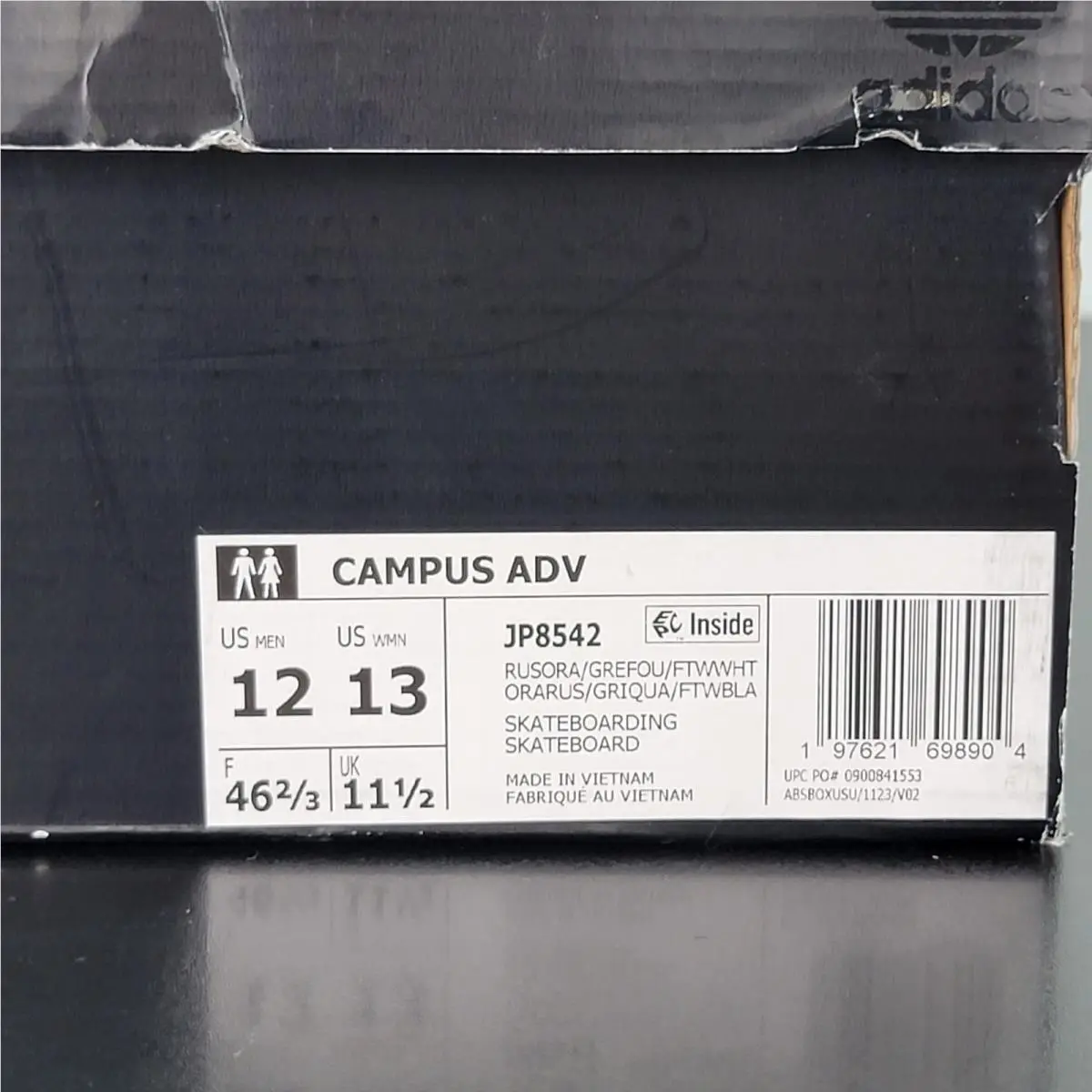 Adidas shoes - adidas Campus ADV - Campus ADV - JP8542 - Orange 6