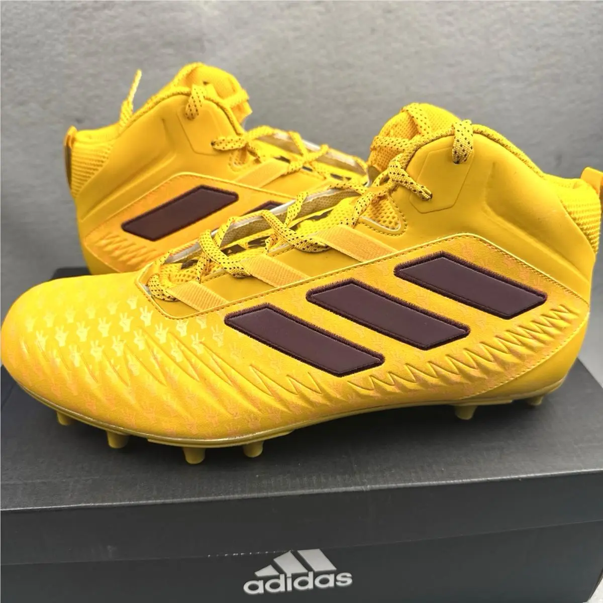 Adidas Nasty Fly 2E Asu Football Cleats Mens 12.5 GY5653 Red Gold