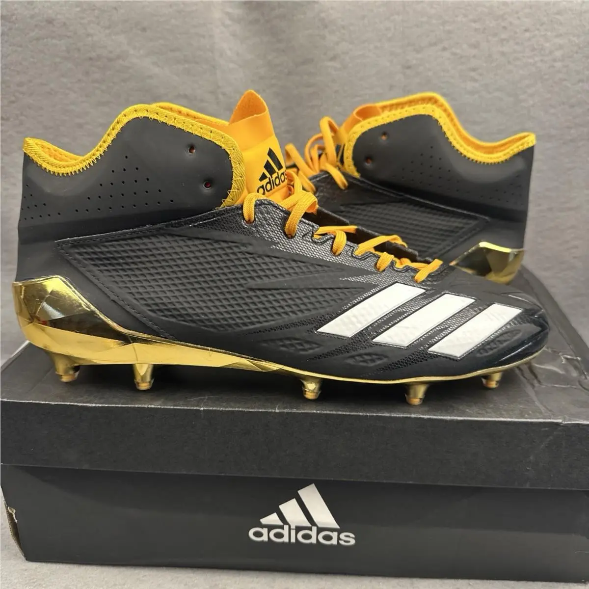 Adidas Adizero 5-Star 6.0 Mid Football Cleats CG4943 Mens 12.5 Box Lacrosse