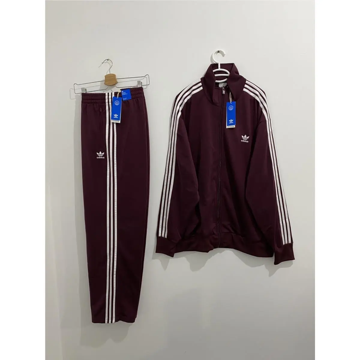 Adidas Originals Adicolor Classics Firebird Tracksuit Maroon White Size XL