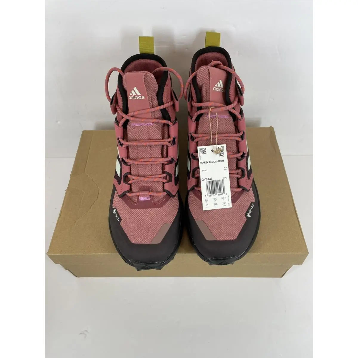 Adidas Terrex Trailmaker Mid Gtx Hiking Shoes Women`s US 10 Pink Waterproof