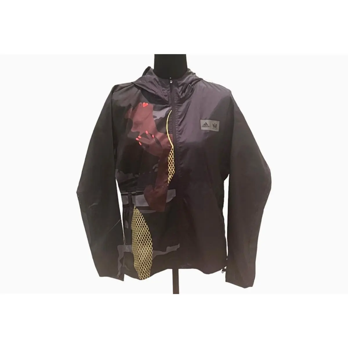 Thebe Magugu Women`s Fast Running Jacket Carrera Size Small HM2625 by Adidas