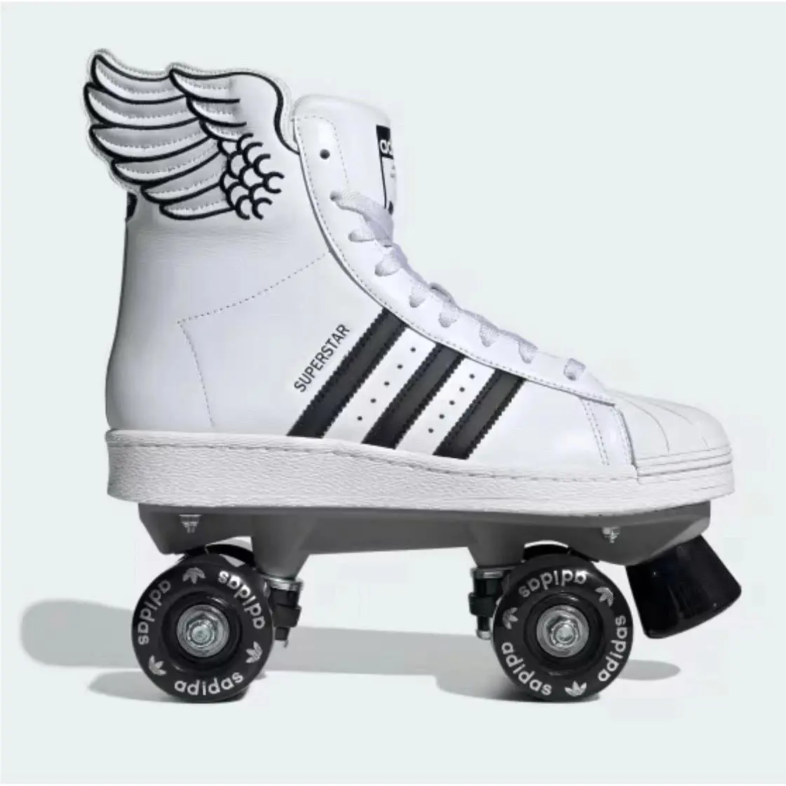 Jeremy Scott x Adidas Superstar 82 Skate “wings” JR8376 M 8.5 W 9.5