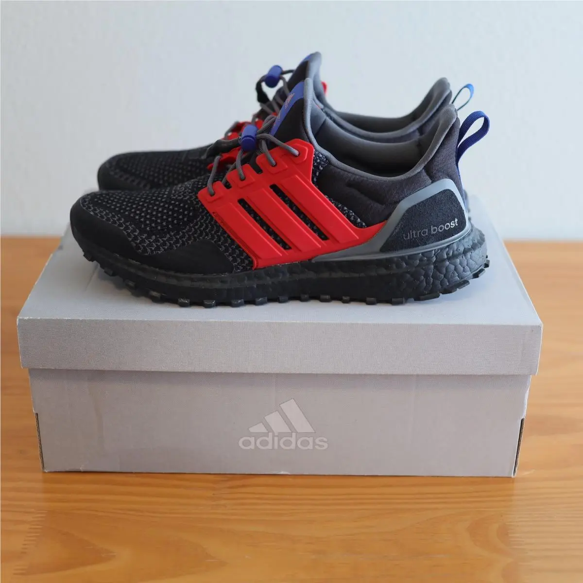 Men`s Adidas Ultraboost 1.0 Atr Black Better Scarlet Size 7