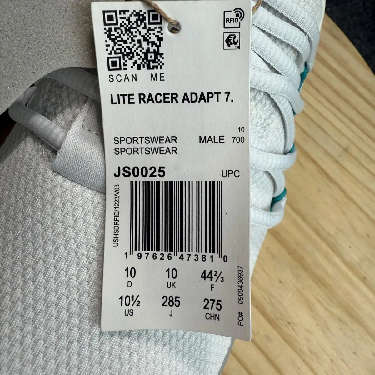 Adidas shoes - adidas Lite Racer - Lite Racer - JS0025 - White 9