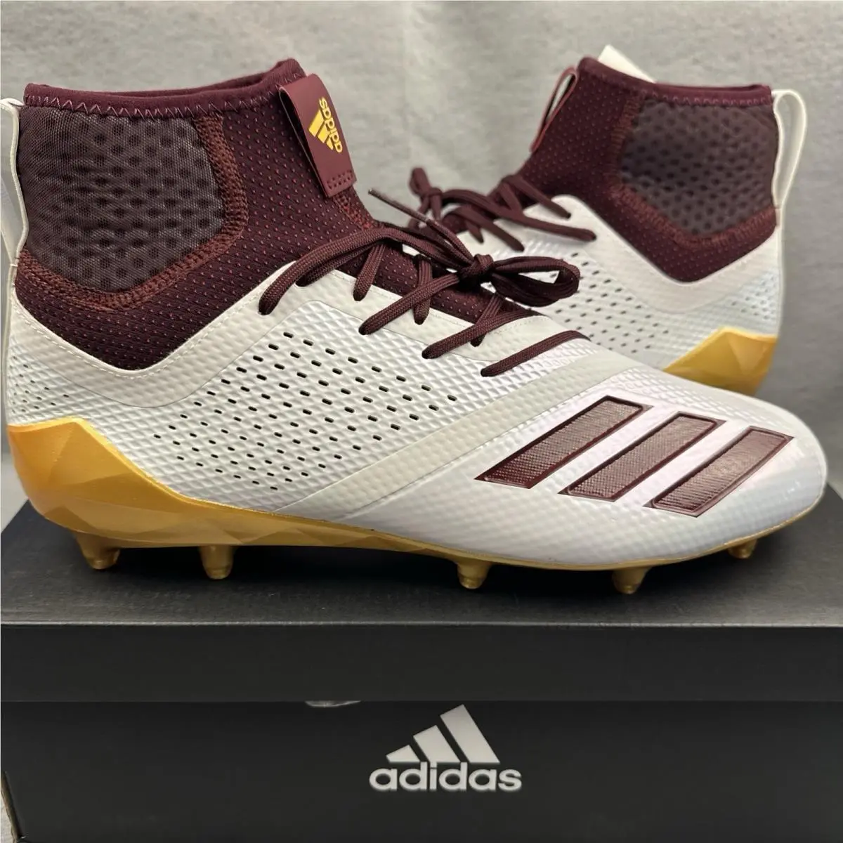 Adidas Adizero 5 Star 7.0 SK N Football Cleats White BD7324 Mens 12.5