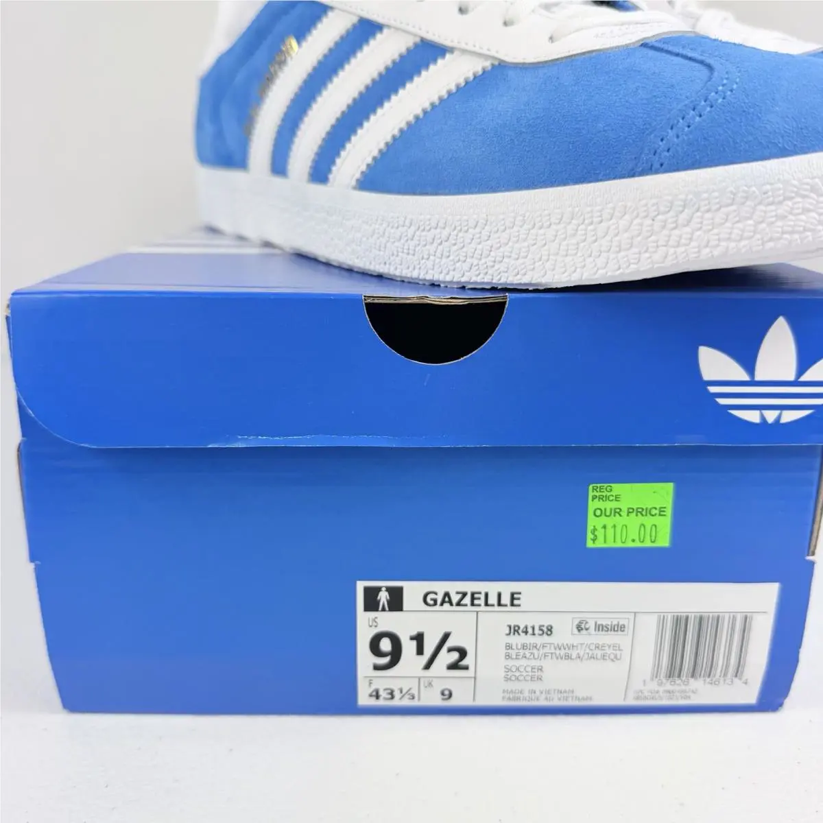 Adidas shoes - adidas Originals Gazelle - Originals Gazelle - JR4158 - Madrid Blue Bird 9