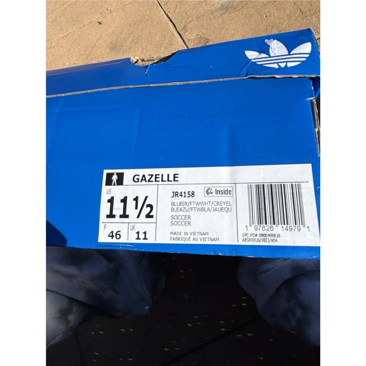 Adidas shoes - Gazelle Real Madrid - Gazelle Real Madrid - JR4158 - Blue (UPC: 0197626149791) 9