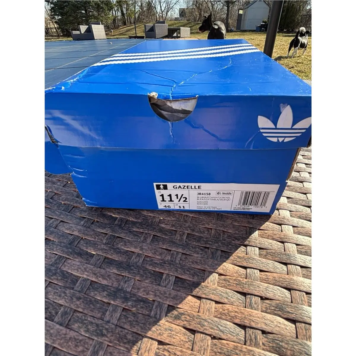 Adidas shoes - Gazelle Real Madrid - Gazelle Real Madrid - JR4158 - Blue (UPC: 0197626149791) 10