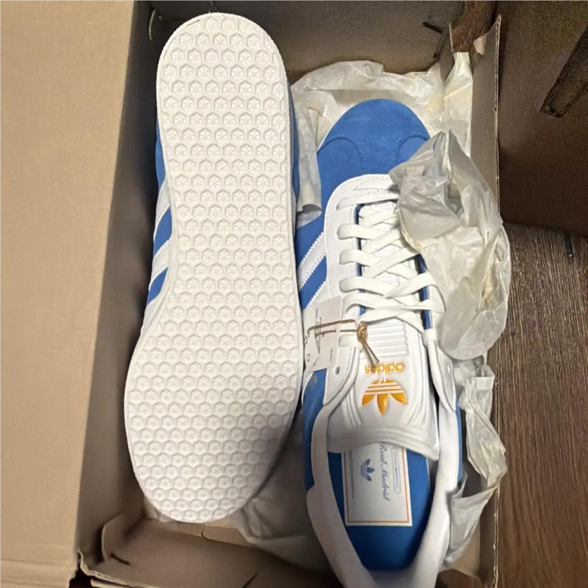 Adidas shoes - adidas Originals Gazelle - Originals Gazelle - JR4158 - Madrid Blue Bird 4