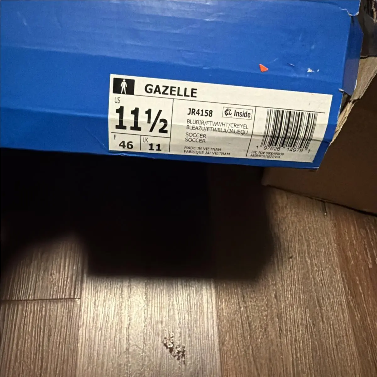 Adidas shoes - adidas Originals Gazelle - Originals Gazelle - JR4158 - Madrid Blue Bird 5
