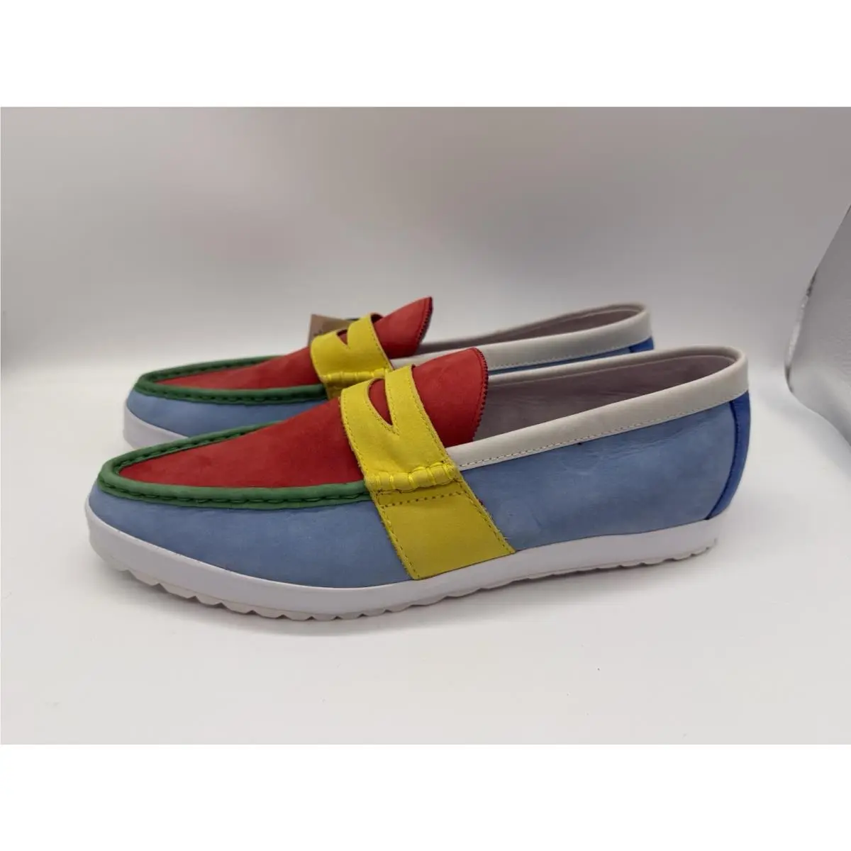 Adidas x Jeremy Scott Penny Loafer Slim Slip Shoes Men’s Multi-color Sz 9.5