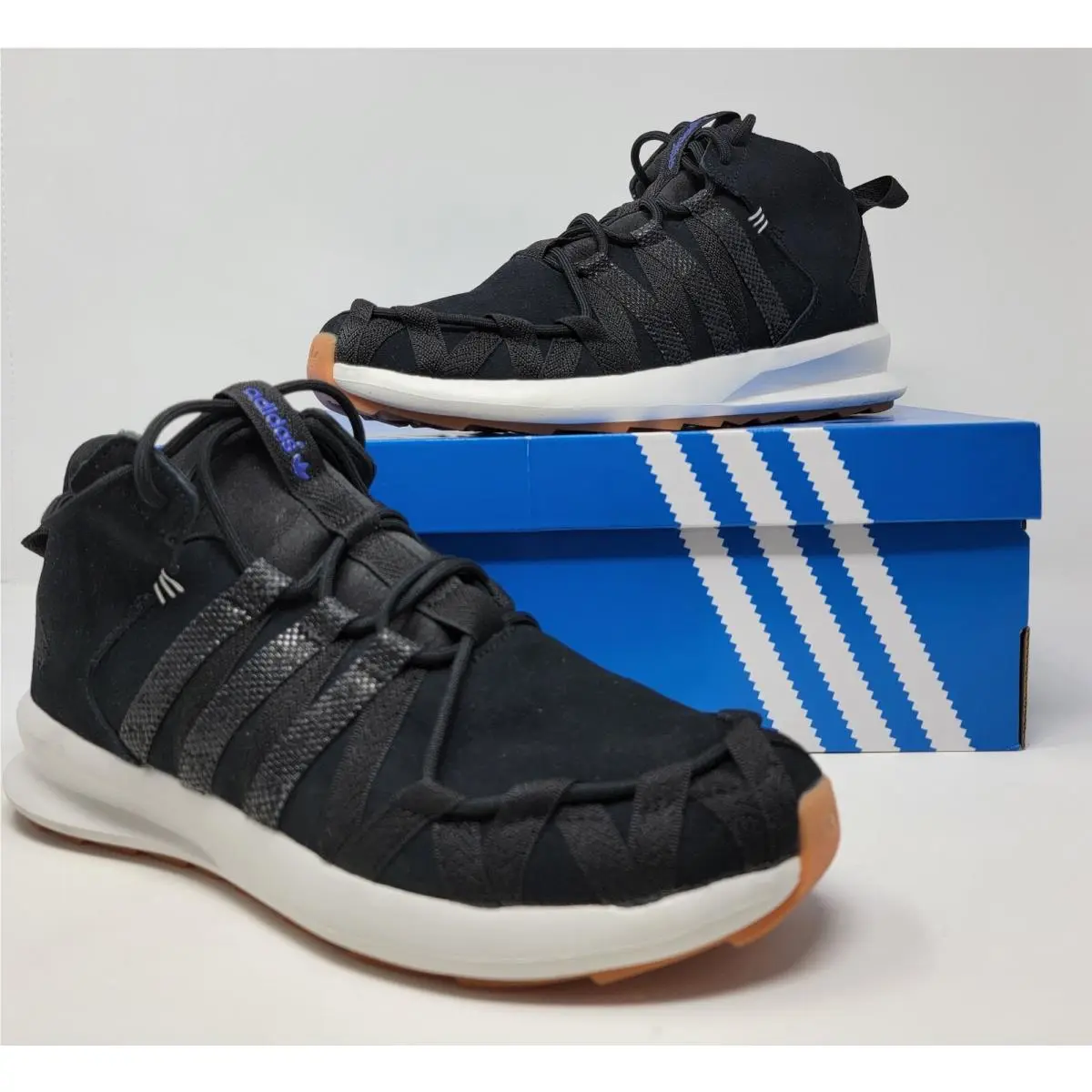 Adidas Originals SL Loop Moc Black Suede Sneakers C77013 Men’s Size 8
