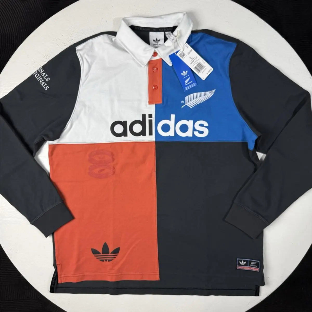 Adidas clothing - adidas Rugby Polo - Rugby Polo - KG4638 - Multicolor 1